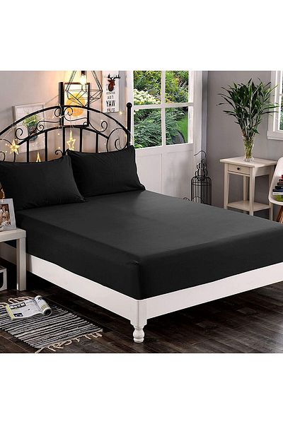 erorex Premium Hotel Quality 1 Piece Fitted Sheet Luxury And Softest 1500 Thread Count Egyptian Quality