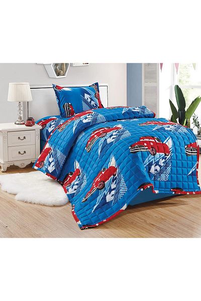 erorex Kids Compressed Comforter Set Reversible Bedding Set For Boys Soft Breathable 3Pcs Single Size 150