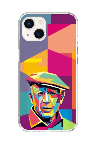 Dali Design حافظة شفافة متوافقة مع هاتف iPhone 13 بتصميم بابلو بيكاسو