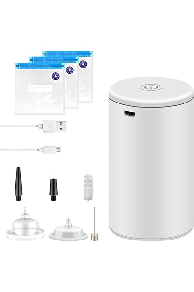 erorex 2 1 جهاز تفريغ الهواء الكهربائي المضغوط ومضخة الهواء القابلة للنفخ، جهاز تفريغ الهواء الصغير القابل لإعادة الشحن للأطعمة