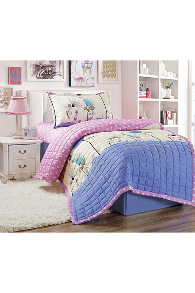 erorex Kids Reversible 3Pcs Compressed Comforter Set Soft Breathable Bedding Set For Boys And Girls Single