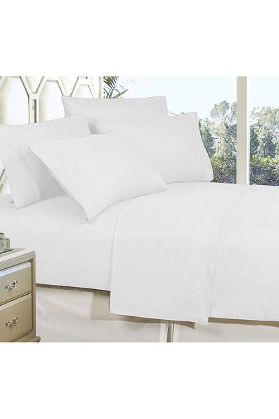 erorex Premium Hotel Quality 1 Piece Flat Sheet Luxury And Softest 1500 Thread Count Egyptian Quality