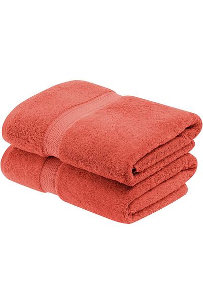 erorex Egyptian Cotton 800 Gsm Bath Towel Set Includes 2 Bath Towels Luxury Plush Essentials Absorbent