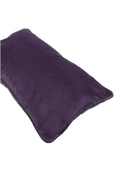 erorex Velvet Plain Matt Decorative Cushion Poly Filled 50X30 Cm Aubergine Purple Am.88800503002 Kun