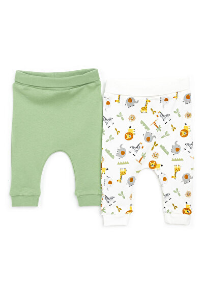 ebebek Hello Baby HelloBaby Yenidoğan Erkek Bebek 2li Patiksiz Alt İnterlok Ekru