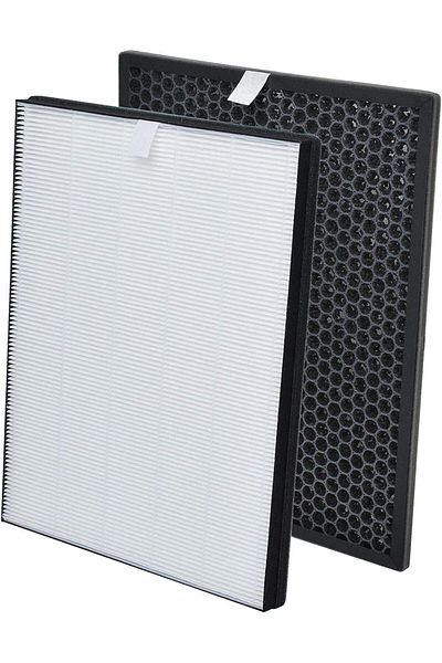 erorex Fy1413 40 Active Carbon And Fy1410 40 Hepa Replacement Filter Set Compatible With Air Purifier