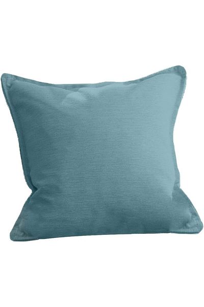 erorex Linen Square Decorative Cushion Microfiber Filler 45*45 Light Blue Am.102060400301 Kun