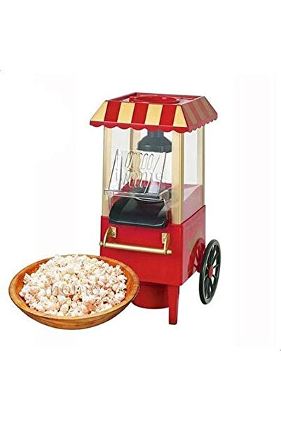 erorex Modern Home Popcorn Machine Red Stainless Steel Popcorn Popper