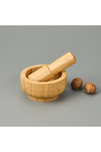 MİEN Bamboo Havan Garlic Hammer