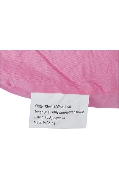 erorex 2.5Kg Pp Cotton Comfort Pregnancy And Maternity Pillow Pink 145X80X25Cm