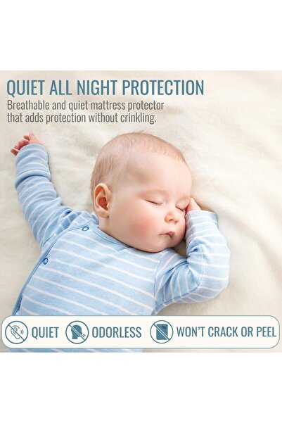 erorex Zippered Plastic Waterproof Mattress Cover Protector King White