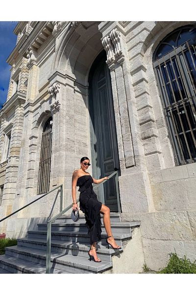 TAYT VEGAS ROCHIE LUNGĂ FIRFIRLI NEGRĂ