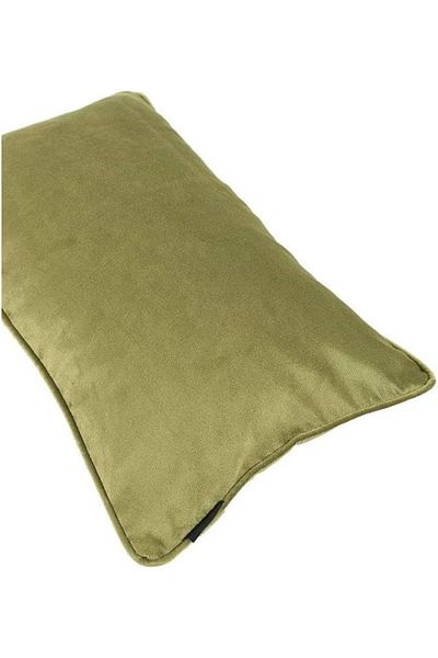 erorex Velvet Plain Matt Decorative Cushion Poly Filled 50X30 Cm Green Am.88800503015 Kun