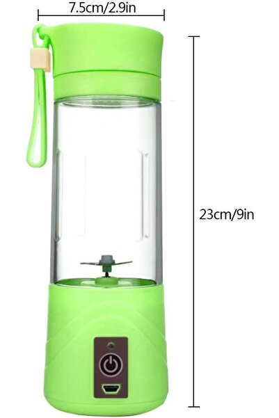erorex Portable Electric Juicer, Green