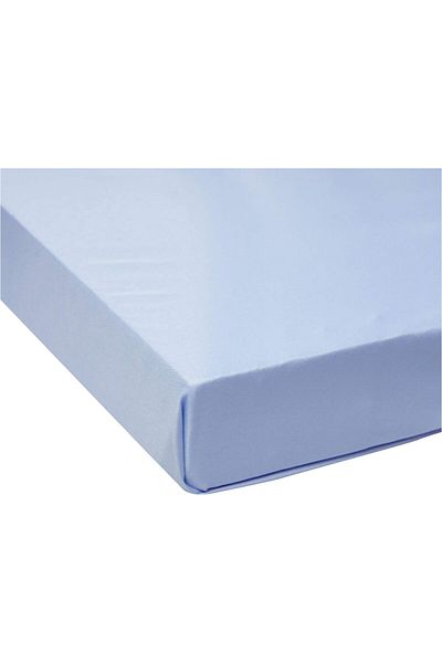erorex Fitted Bedsheet 3Pcs Set Microfiber King Size Pastel Blue