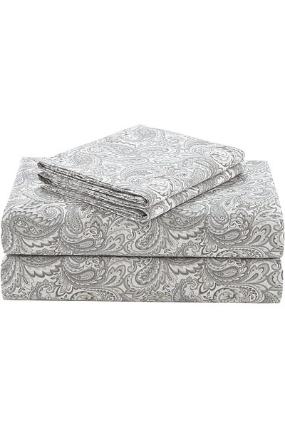 erorex 144Tc Cotton Sheet Set Breathable Lightweight Soft With Elastic Deep Pocket Modern All Season Cozy