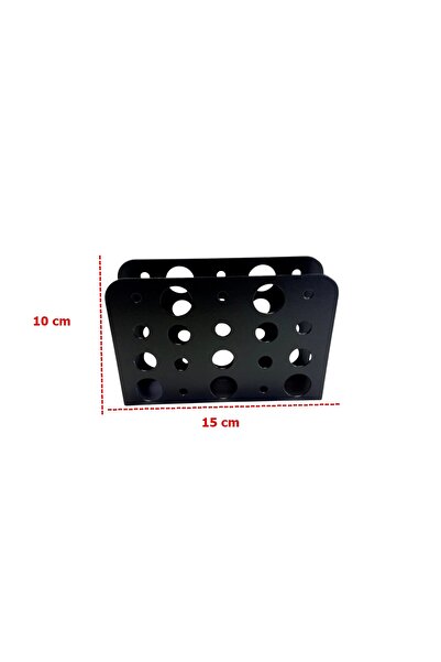 ardini Glare Napkin Holder Perforated Matte Black