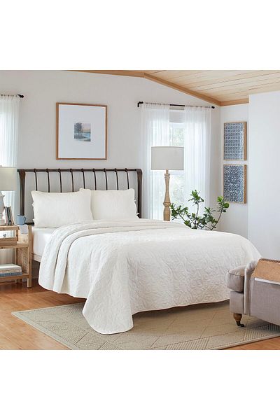 erorex Felicity Collection Quilt Set 100 Percent Cotton Reversible All Season Bedding With Matching Sham S