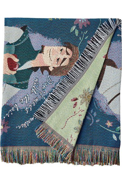erorex Disney'S Princesses Inch Storytime Tangled Inch Woven Tapestry Throw Blanket 48 Inch X 60 Inch