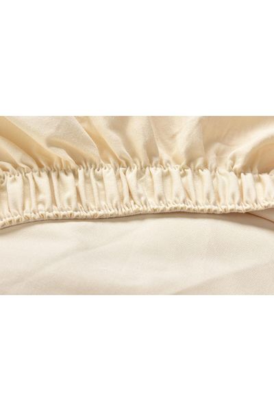 erorex Ultra Soft Fitted Sheet Breathable Easy To Wash King Ivory
