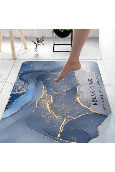 erorex Bathroom Mat 40 X 60Cm Anti Slip And Anti Mildew Absorbent Shower Mat Light Luxury Style Bathroom