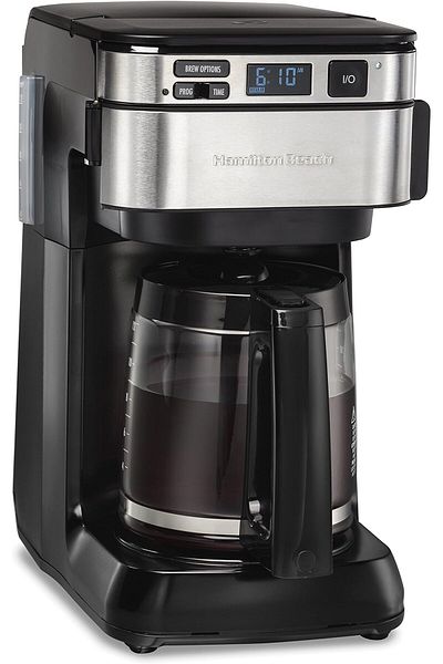 erorex Frontfill 12 Cup Programmable Coffee Maker 1.7L Glass Carafe 950W Wake Up Ready 3 Brewing Options