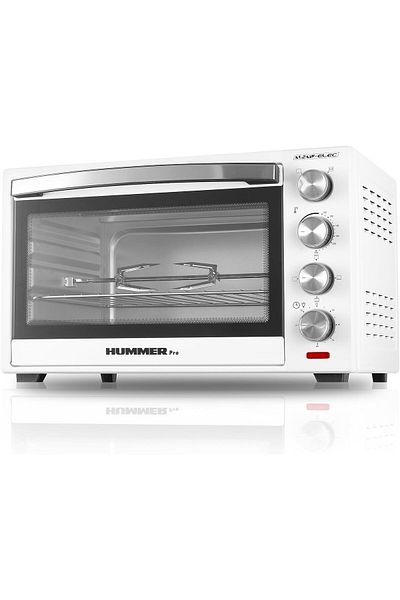 erorex 30L 1600W Electric Oven With Timer S S Heating Elements Thermostat Function Switch And Indicator