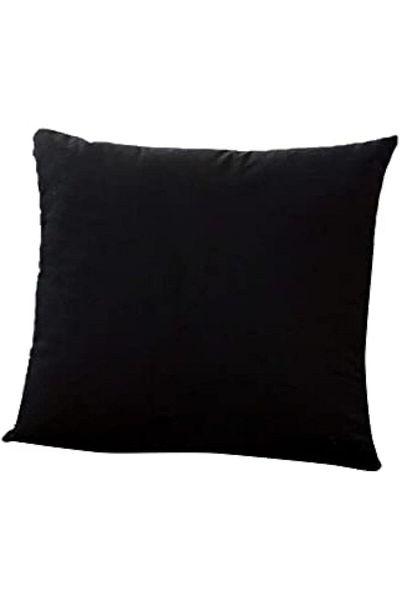erorex Velvet Decorative Solid Filled Cushion Am. Dc8025102570285 Kun Black 45X45Cm