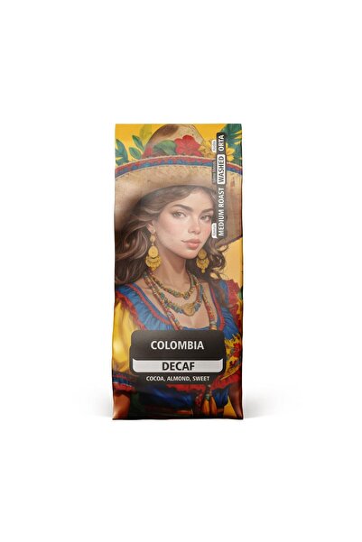 Amasyalı Kahveci Bekir Colombia Kafeinsiz CO2 Çekirdek Kahve 250g