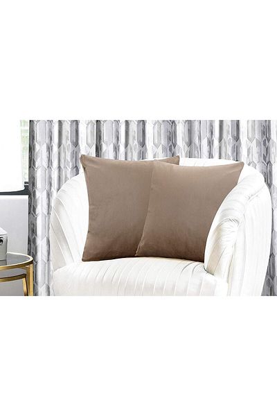 erorex Cream Powder Velvet Decorative Solid Filled Cushion 45 * 45 Centimeter.Dc8025102570441 Kun
