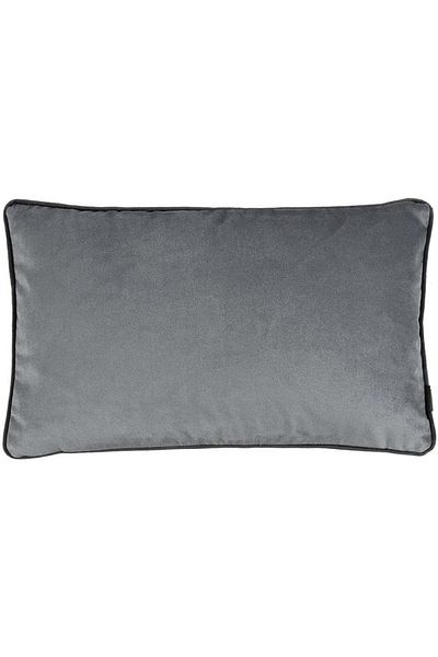 erorex Velvet Plain Matt Decorative Cushion Poly Filled 50X30 Cm Soft Silver Am.88800503024 Pen