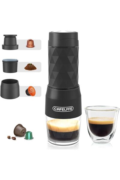 erorex Portable Coffee Maker, Upgrade Version Dg Capsule Coffee Machine, 18Bar Espresso Machine, Mini