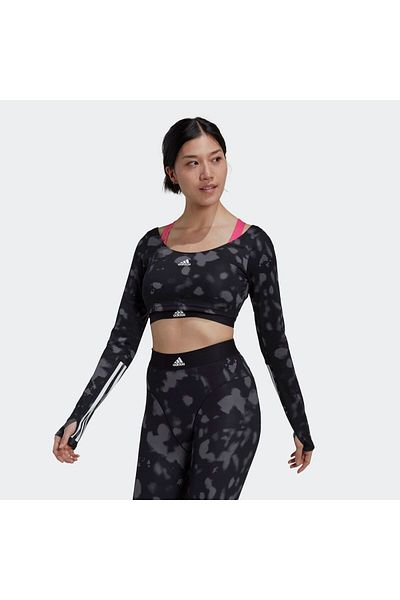 adidas Bluza ADIDAS pentru femei W HYGLM CRO AOP - HD6283