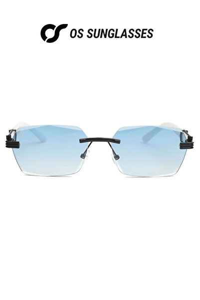 OS Sunglasses Γυαλιά ηλίου Πράγα, Προστασία UV 400, Μπλε Χρώμα Φακών, Για Άνδ...