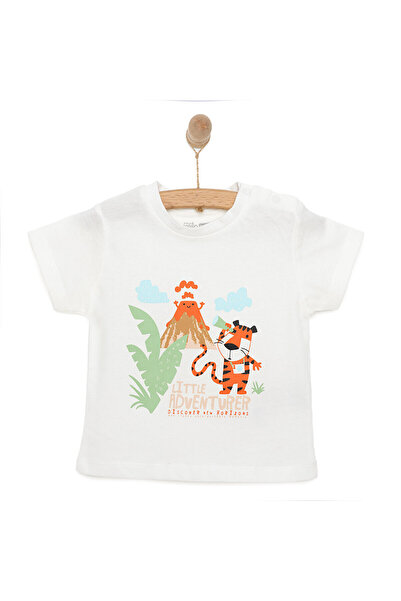 ebebek Hello Baby HelloBaby Basic Erkek Küçük Maceracılar Baskılı T-Shirt Erk...