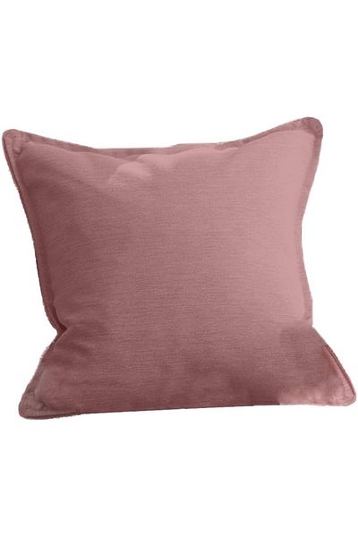 erorex Linen Square Decorative Cushion Microfiber Filler 45*45 Pink Am.102060400302 Kun