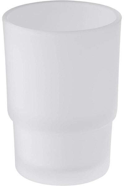 erorex Tumbler Glass Frosted Bathroom Rinsing Cup Replacement Tumbler For Toothbrush Holder