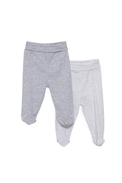 ebebek Hello Baby HelloBaby Unisex 2li Patikli Alt Ribana Bej