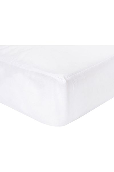 erorex Cotton Waterproof Mattress Protector Size 200X200+30 Cm White