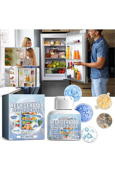 erorex Rridge Deodorizer Gel For Smart Home Reusable Refrigerator Deodorizer Safety Generic Air Purifying