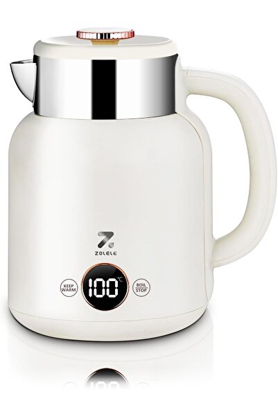 erorex Electric Kettle 1.5L Stainless Steel Kettle 2200W Auto Shut-Off, Dual Boiling Modes & 6-Speed