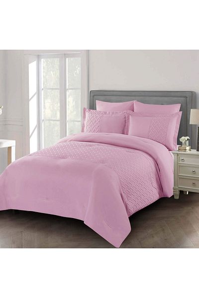 erorex Bedding Comforter Set All Season Solid Comforter Set With Soft Bedding Cover And Matching Fitted