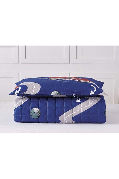 erorex Kids Compressed Comforter Set Reversible Bedding Set For Boys Soft Breathable 3Pcs Single Size 150