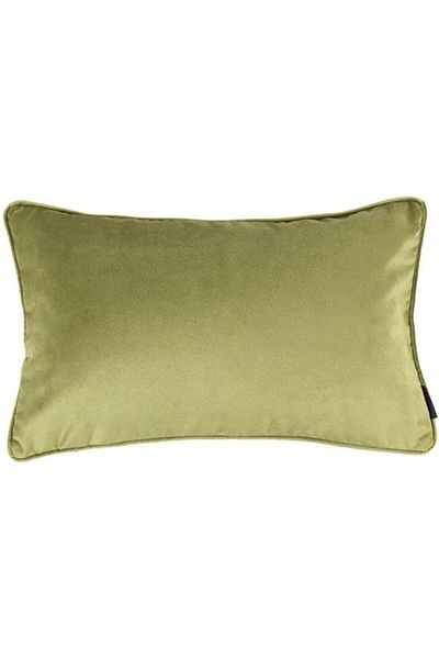 erorex Velvet Plain Matt Decorative Cushion Poly Filled 50X30 Cm Green Am.88800503015 Kun