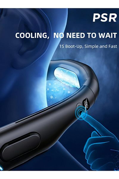erorex 360°Cooling Personal Fan 4000Mah Portable Neck Fan Upgraded Rechargeable Cooling Air Volume Mute