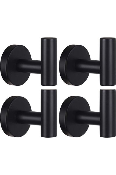 erorex Towel Hooks Bathroom Coat Hook Robe Hook Stainless Steel Heavy Duty Door Hanger Towel Robe Clothes