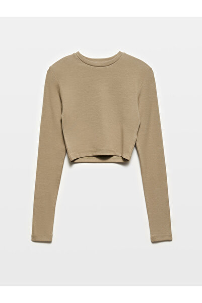 KAROL Dokulu Crop Bluz