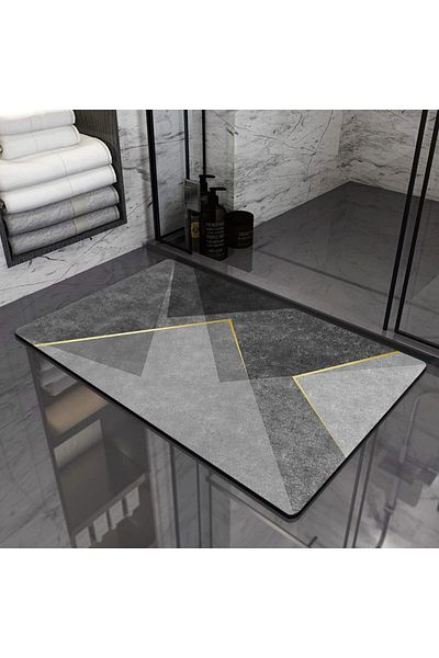 erorex Bath Mats Bath Rugs Diatomaceous Earth Bathroom Floor Mat Toilet Non Slip Foot Mat Door Step Foot