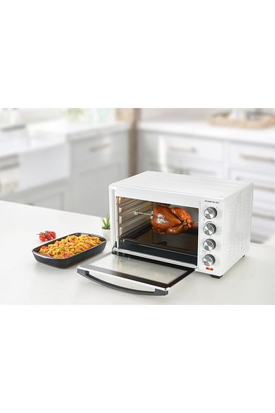 erorex 30L 1600W Electric Oven With Timer S S Heating Elements Thermostat Function Switch And Indicator