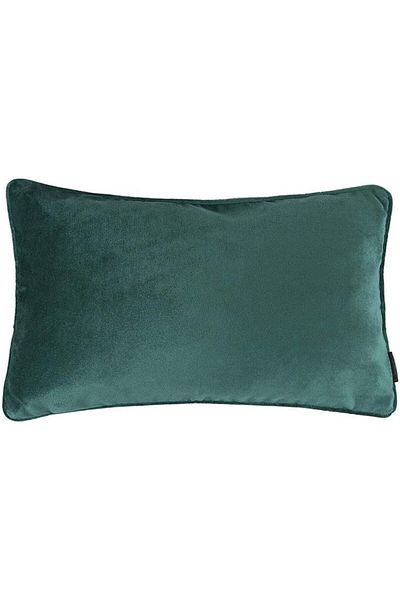erorex Velvet Plain Matt Decorative Cushion Poly Filled 50X30 Cm Emerald Green Am.88800503011 Pen